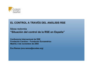 ¿Qué es el control RSE?
