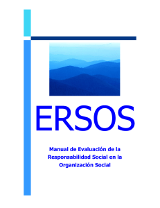 Manual de Evaluación de la Responsabilidad Social en la