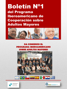 Boletín No. 1 del Programa de Cooperación Iberoamericano