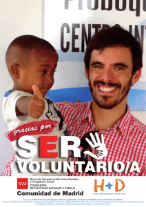 Guía sobre voluntariado en la Comunidad de Madrid.