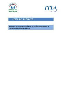 Proyecto Gabinete Social 2013