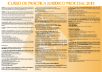 curso de práctica jurídico procesal 2015