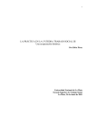 La Práctica en la cátedra Trabajo Social III, una recuperación histórica