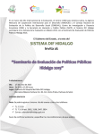 “Seminario de Evaluación de Políticas Públicas Hidalgo 2015”