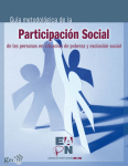 Guía metodológica de Participación Social de las personas
