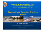 CIP Prevención de Desastres - Colegio de Ingenieros del Perú