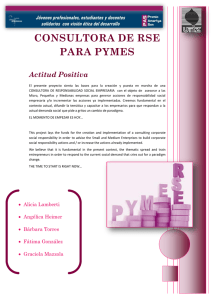 consultora de rse para pymes - Facultad de Ciencias Económicas