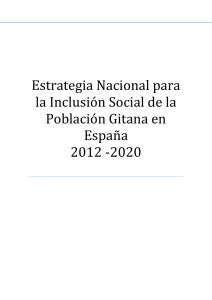 estrategia nacional para la inclusion social de la poblacion gitana def