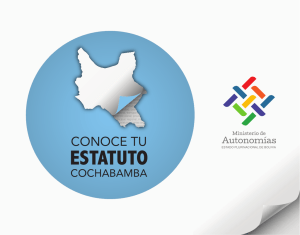 Cartilla Estatuto Cochabamba - Ministerio de Trabajo, Empleo y