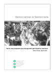 Democratizar la Democracia