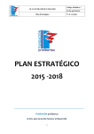 plan estratégico 2015 -2018