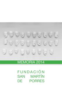 MEMORIA FSMP 2014 PDF - Fundación San Martín de Porres
