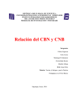 Relación del CBN y CNB