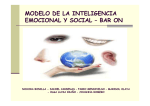 MODELO DE LA INTELIGENCIA EMOCIONAL Y SOCIAL – BAR ON