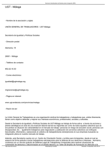 UGT - Málaga - Seminario Interdisciplinar de Estudios sobre