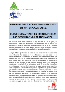 Cuestiones a tener en cuenta por las Sociedades