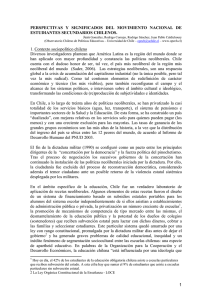 Perspectivas y significados del movimiento nacional de estudiantes