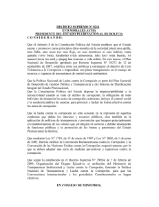 DECRETO SUPREMO Nº 0214 z EVO MORALES AYMA