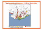 Fragmentación sociourbana del Gran Montevideo