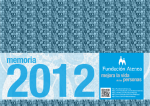 memoria - Fundación Atenea