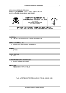 proyecto de trabajo anual