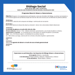 programa TENTATIVO Diálogo social
