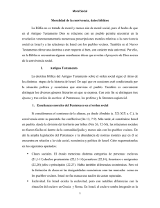 Moralidad de la convivencia, datos bíblicos La Biblia no es tratado