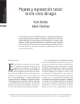 Mujeres y reproducci&oacute;n social: la otra crisis del agua