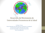 Desarrollo de la Red Iberoamericana de Universidades Promotoras