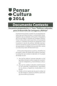 Documento Contexto - Red Desarrollo y Cultura