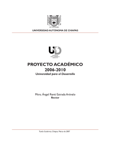 proyecto académico 2006-2010 - Inicio