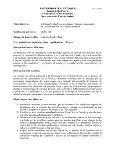 UNIVERSIDAD DE PUERTO RICO Recinto de Río Piedras Facultad