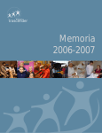 Memoria 2006-2007 - Fundación Trascender