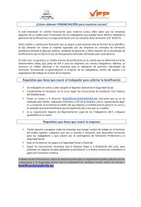 ¿Cómo obtener FINANCIACIÓN para nuestros cursos? Requisitos