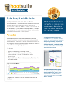 Case Study Social Analytics de Hootsuite