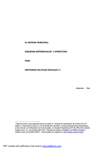 el sistema municipal