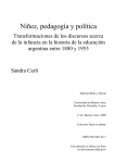 Niñez, pedagogía y política