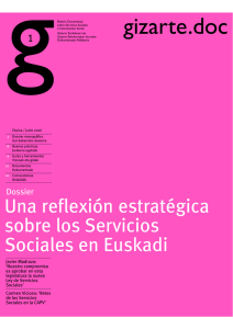 Una reflexión estratégica sobre los servicios sociales en Euskadi