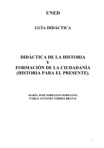 didáctica de la historia y formación de la ciudadanía