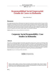 Responsabilidad Social Empresarial: Estudio de Casos en Riobamba