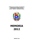 memoria 2012 - Transparencia Venezuela