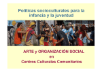 Estrategias socioculturales- centros culturales