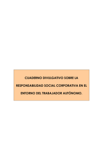 cuaderno divulgativo sobre la responsabilidad social corporativa en
