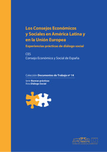 Los Consejos Económicos y Sociales en América Latina y en la