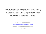 Neurociencias Cognitivas Sociales y el Aprendizaje.