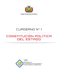 CONSTITUCIÓN POLÍTICA DEL ESTADO Cuaderno n° 1