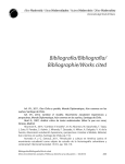 Bibliografia/Bibliografía/ Bibliographie/Works cited