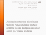 Clases sociales y regímenes de acumulación en Colombia