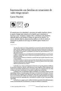 Intervención con familias en situaciones de «alto