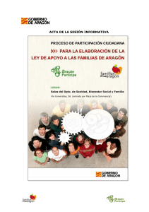 acta sesion informativa - Aragón Participa